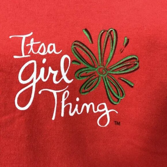 Women M Christmas T-Shirt Red - Picture 4 of 7